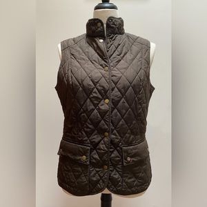 Barbour Vest | Floral Saddleworth Gilet U.S. Size 8